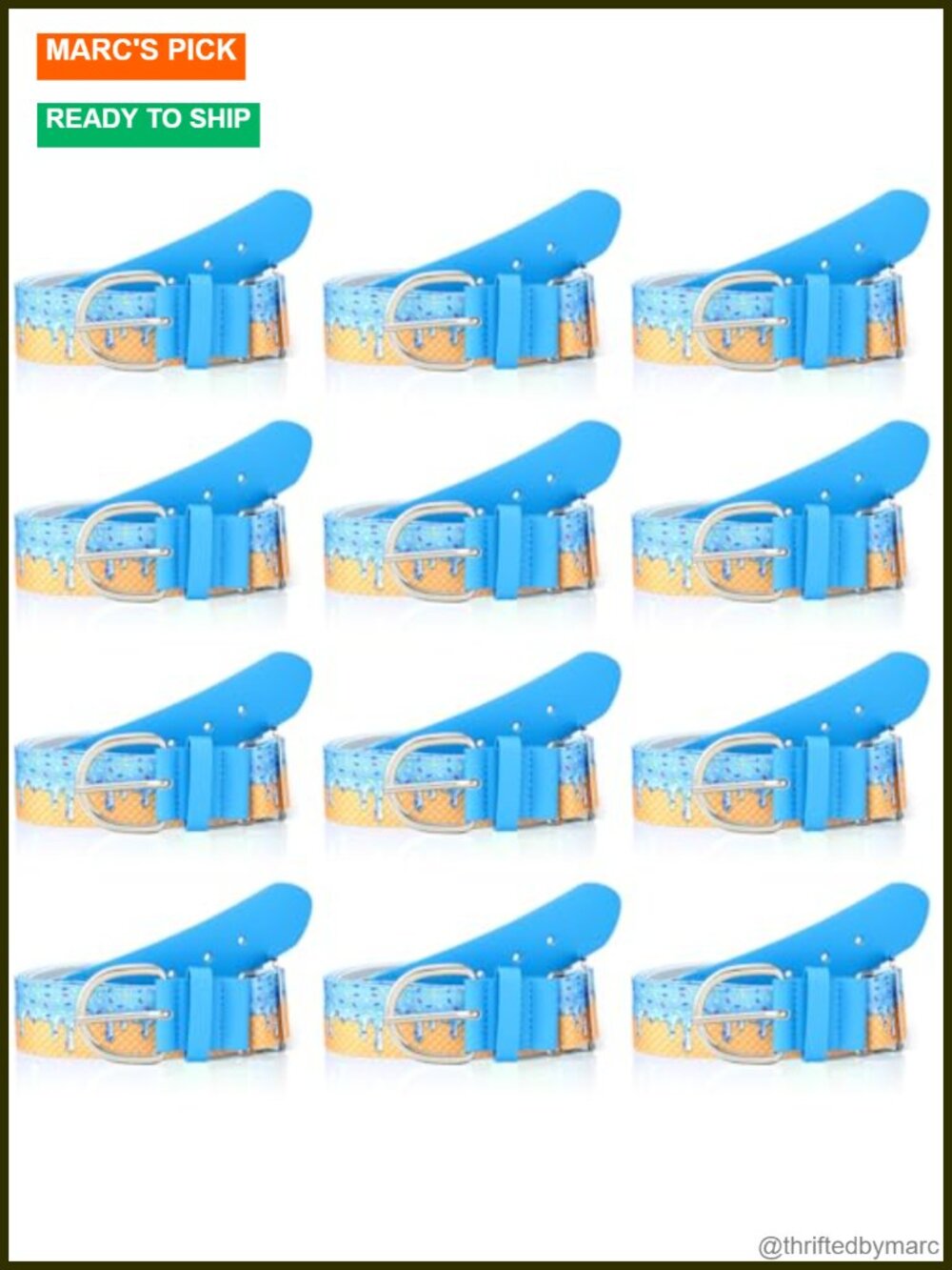 PU Leather Baseball Softball Belt Adjustable Metal Buckle Youth Sport